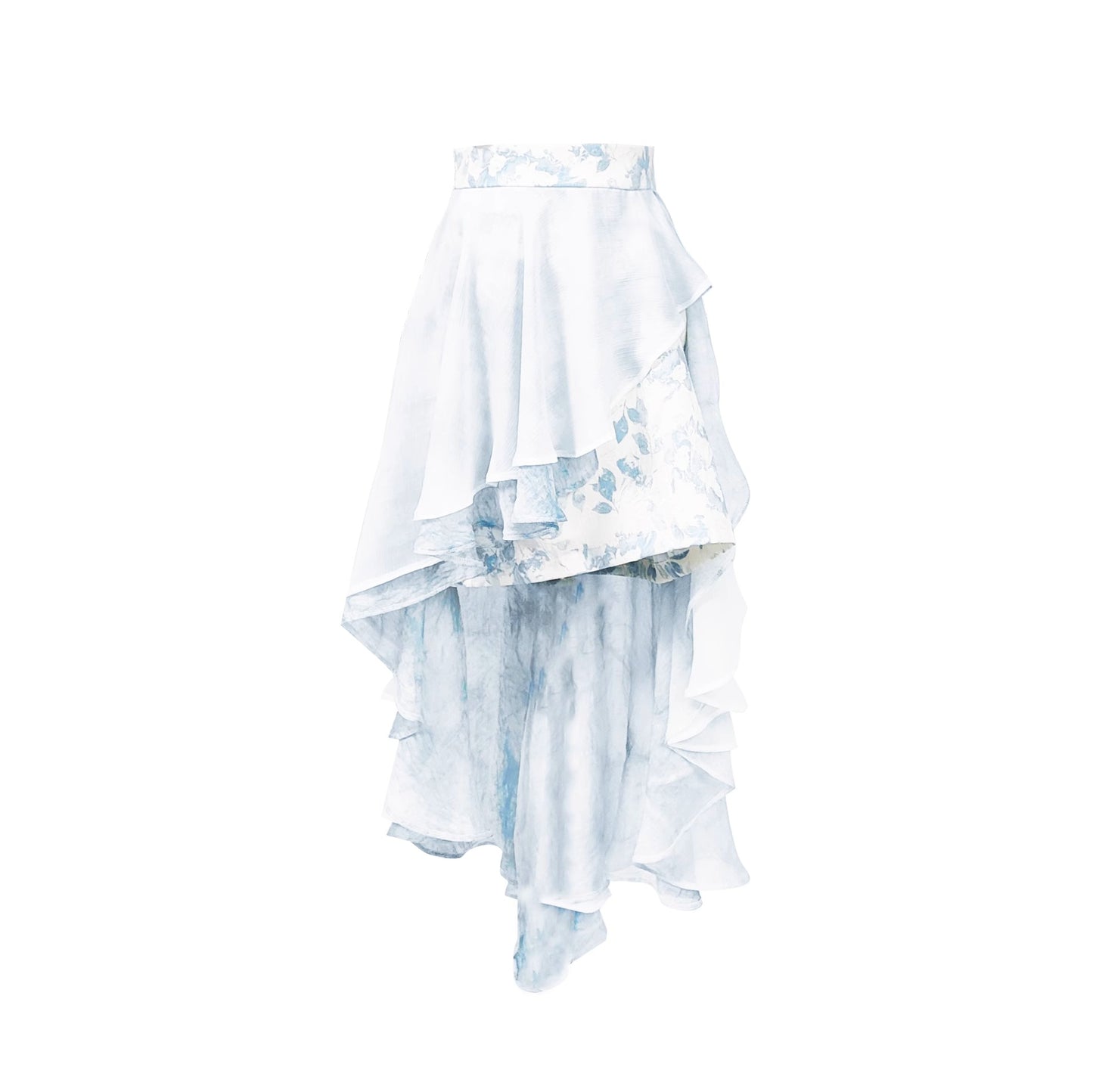 31 Qing Yao Meng Xiao Lu Shui Hanfu Improved Aircraft Sleeves New Chinese Style Han Elements Small Man Smudge Zipper Skirt