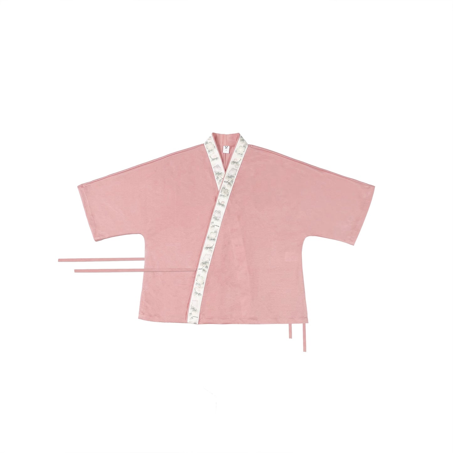 32 Xiao Lu Shui Luhuayumian Ming Dynasty-Style Hanfu Inspired Chinese Traditional Breathable Cross-Collar Cardigan Sleepwear & Homewear Set for Early Autumn