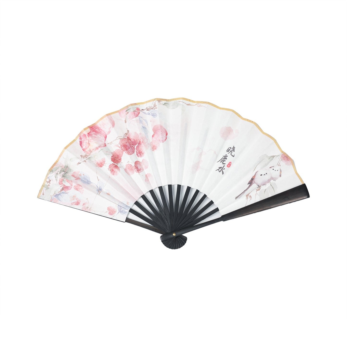 10 Xiao Lu Shui Original Hanfu - Classical Chinese Style Folding Fan, Neo-Traditional Chinese-style Portable Mini Fan, Perfect for Summer as a Paper Fan